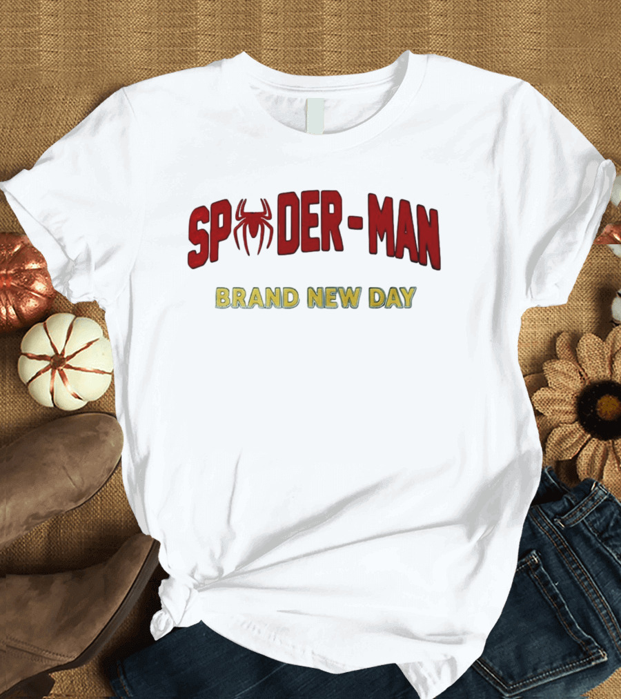 Spider Man Brand New Day Embroidered T-Shirt
