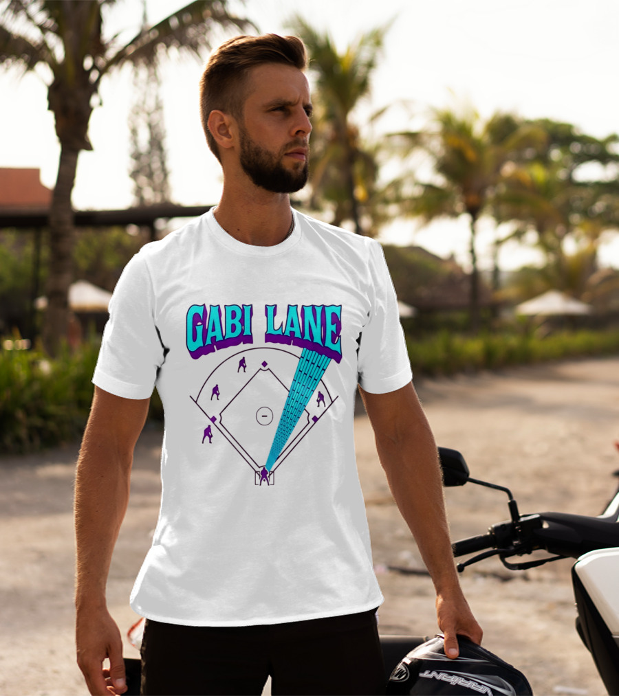 Gabi Lane Home Run Baseball Diamond T-Shirt