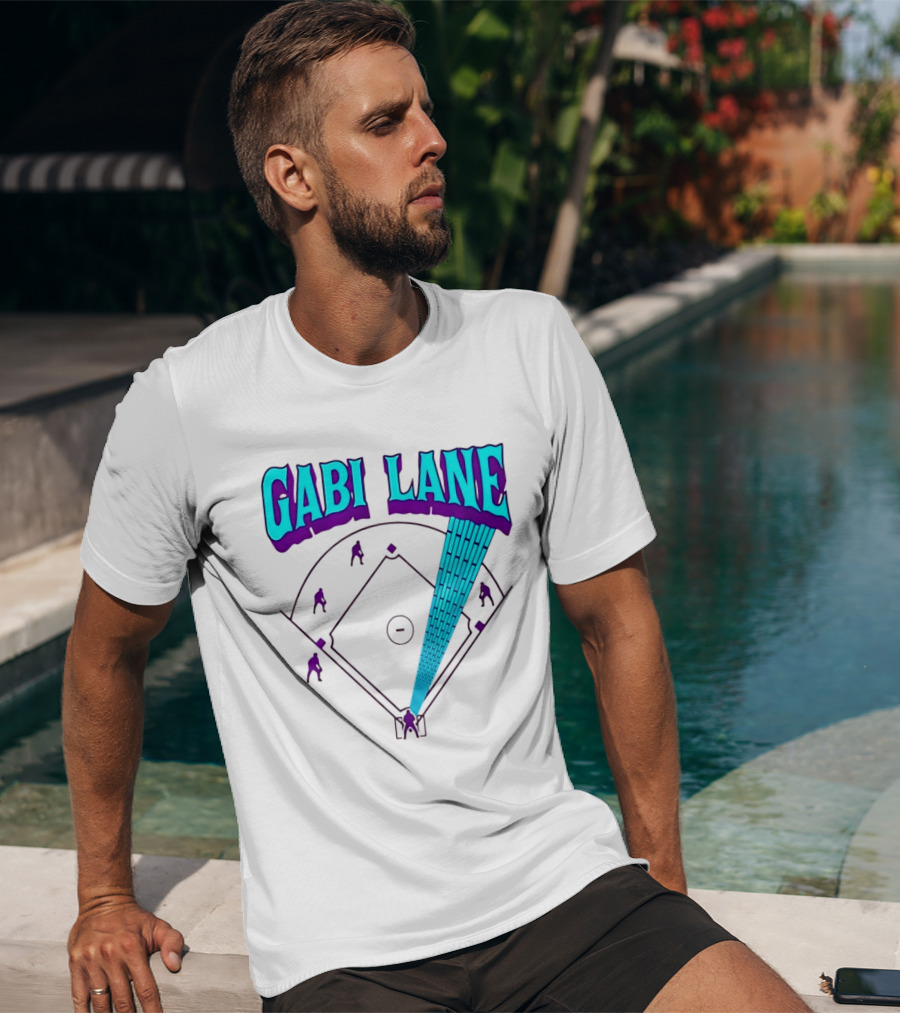 Gabi Lane Home Run Baseball Diamond T-Shirt