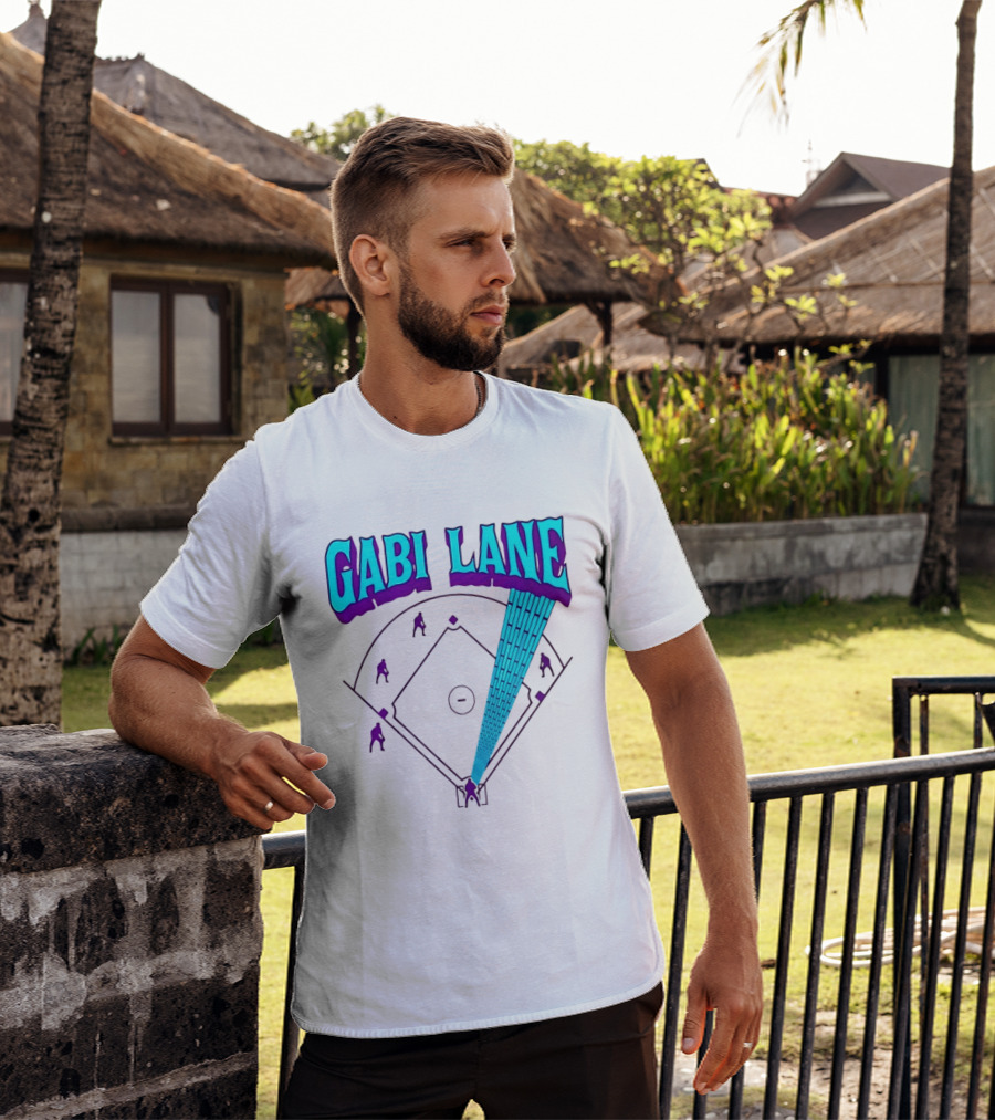 Gabi Lane Home Run Baseball Diamond T-Shirt