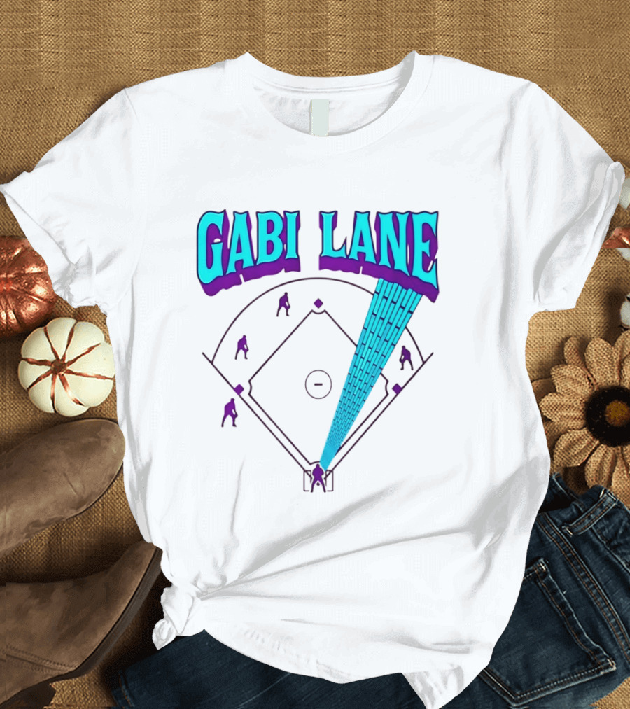 Gabi Lane Home Run Baseball Diamond T-Shirt