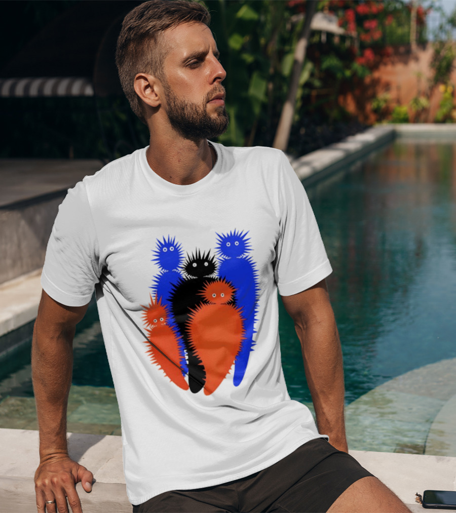 Hollerbaum And Schmidt Julius Klinger 1909 Spiky Colorful Creatures T-Shirt