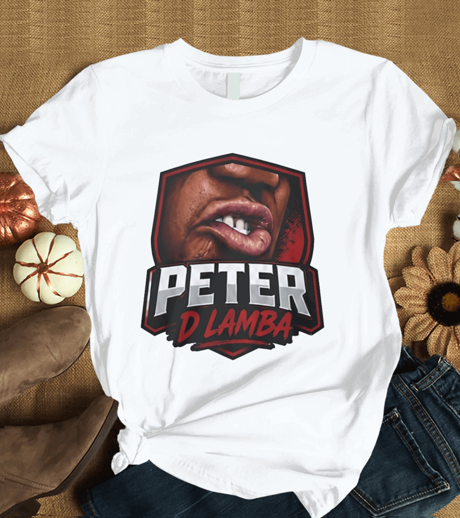 Peter D Lamba Nigerian Politics Satire Streetwear Bold Expression T-Shirt