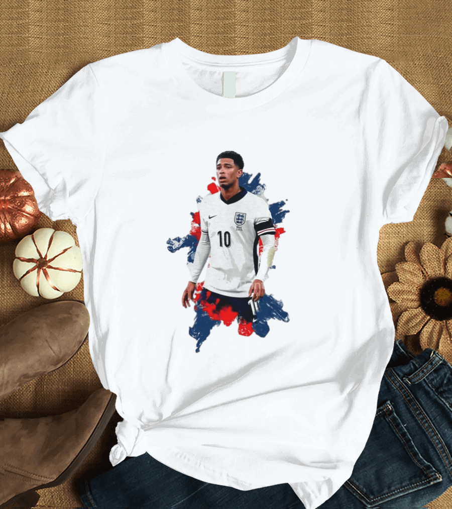 Jude Bellingham 10 England Football Team Captain T-Shirt