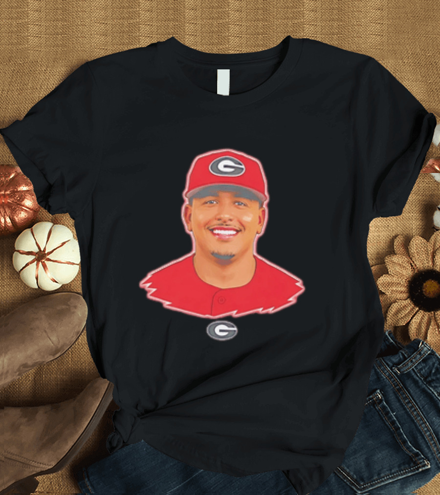 Bryce Calloway Georgia Bulldogs Baseball Cap And Jersey Sports Fan T-Shirt