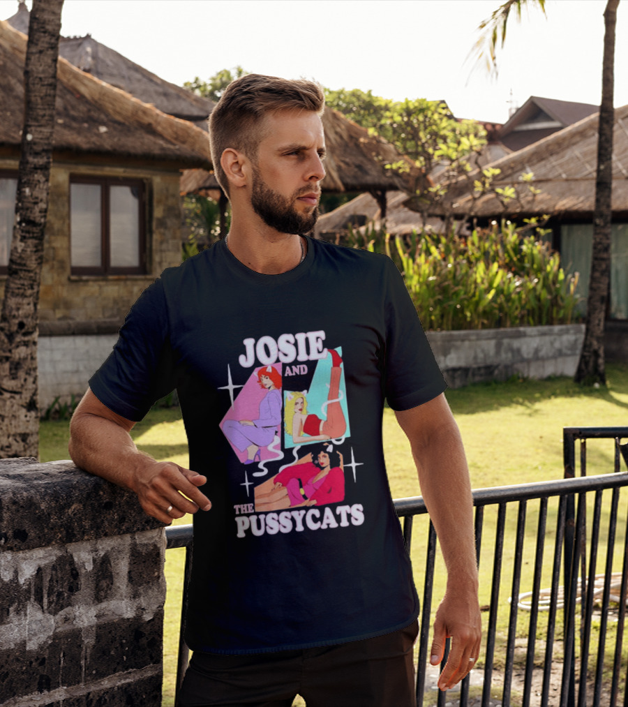 Josie And The Pussycats Valerie Brown Melody Valentine Vintage Cartoon Fashion T-Shirt
