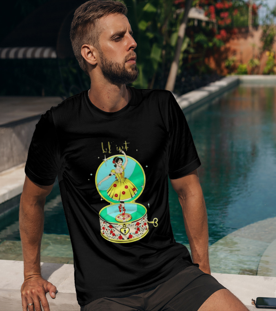 La Dispute Such Small Hands Ballerina Music Box Vintage Style Yellow Dress Flowers T-Shirt
