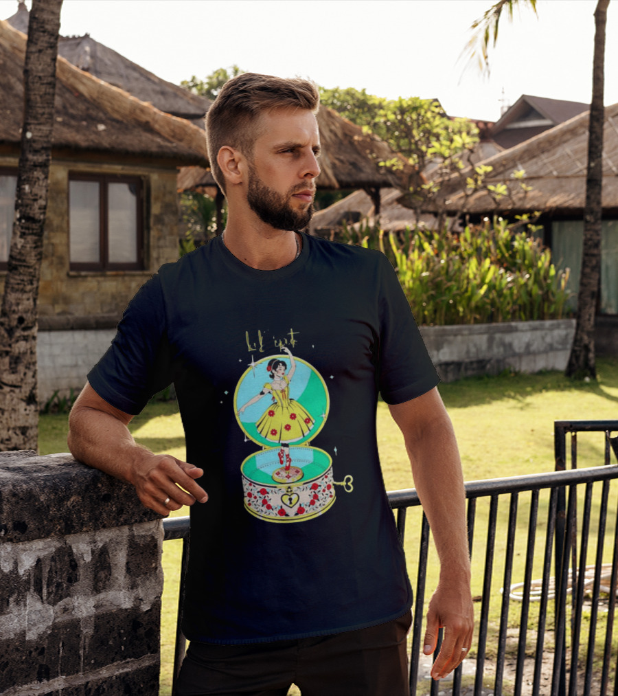 La Dispute Such Small Hands Ballerina Music Box Vintage Style Yellow Dress Flowers T-Shirt