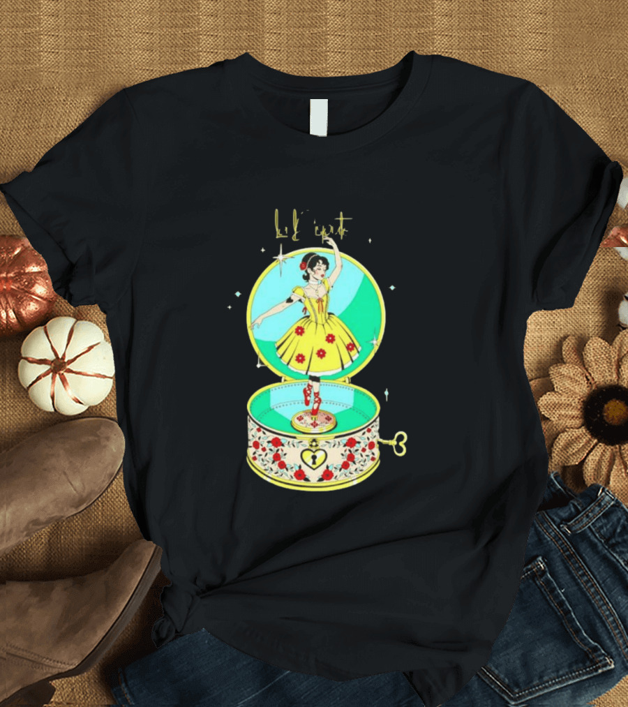 La Dispute Such Small Hands Ballerina Music Box Vintage Style Yellow Dress Flowers T-Shirt