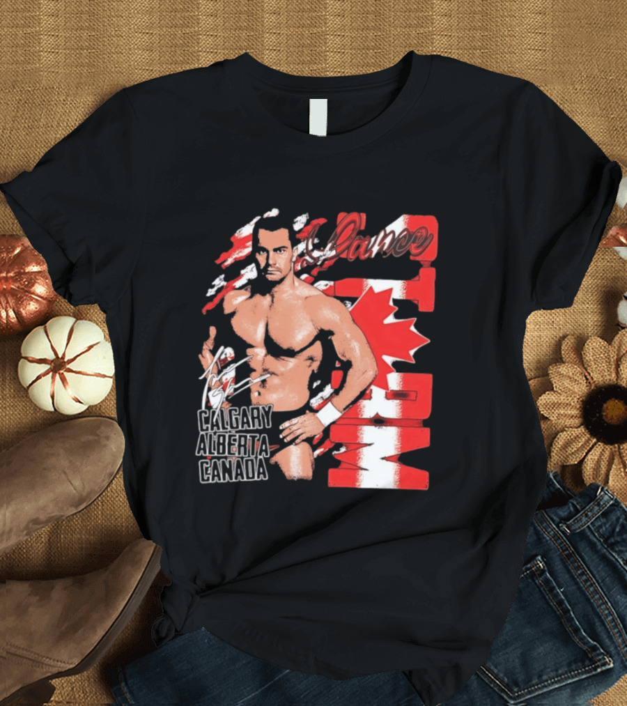 Lance Storm Calgary Alberta Canada Wrestling Icon Red Maple Leaf T-Shirt