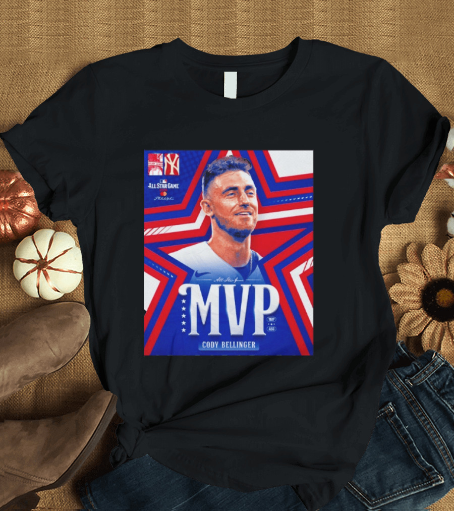 Cody Bellinger MVP 2026 MLB All Star Game Philadelphia Yankees Stars T-Shirt