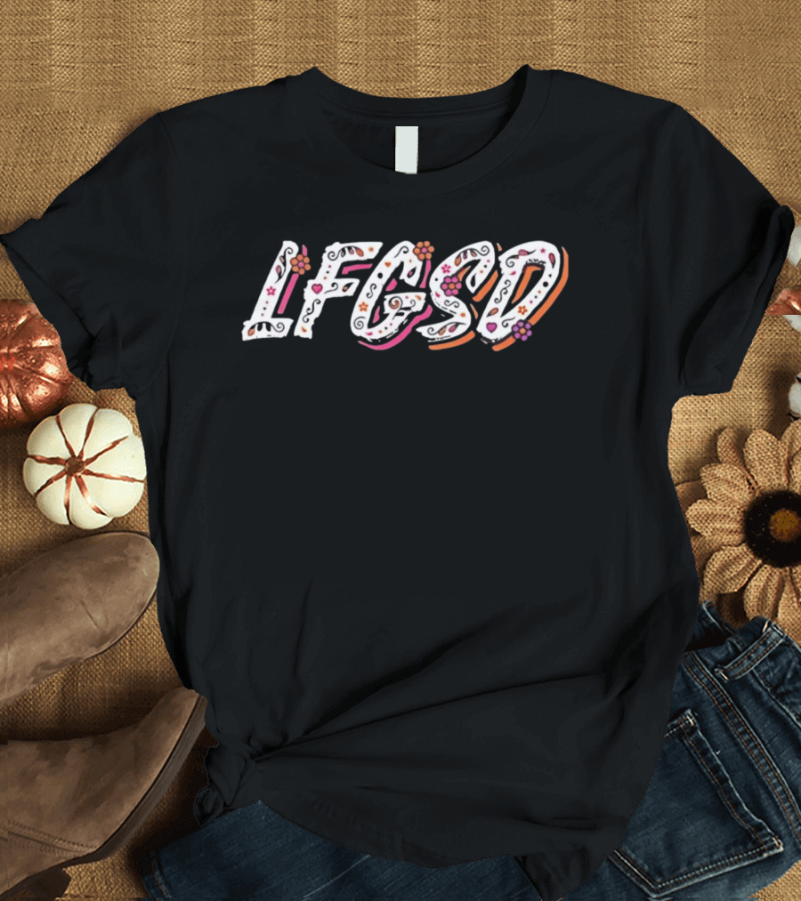 LF GSD Let's Go San Diego Floral Accents T-Shirt