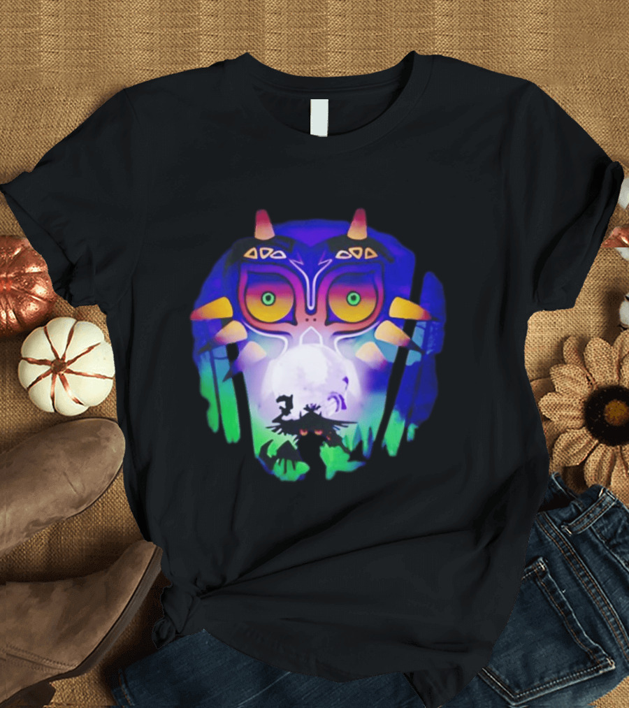 Majora's Mask Legend Of Zelda Skull Kid And Moon T-Shirt
