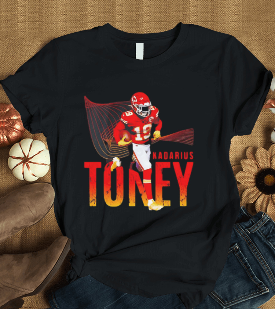 Kadarius Toney Kansas City Chiefs Running Football Star T-Shirt