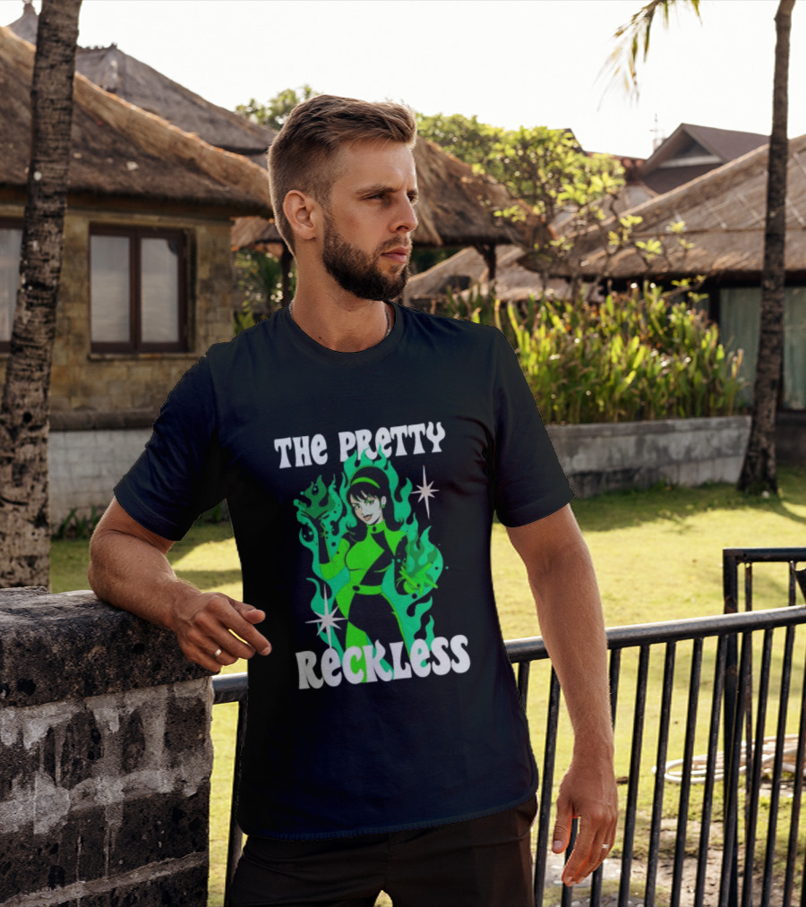The Pretty Reckless Green Flame Witch Taylor Momsen T-Shirt