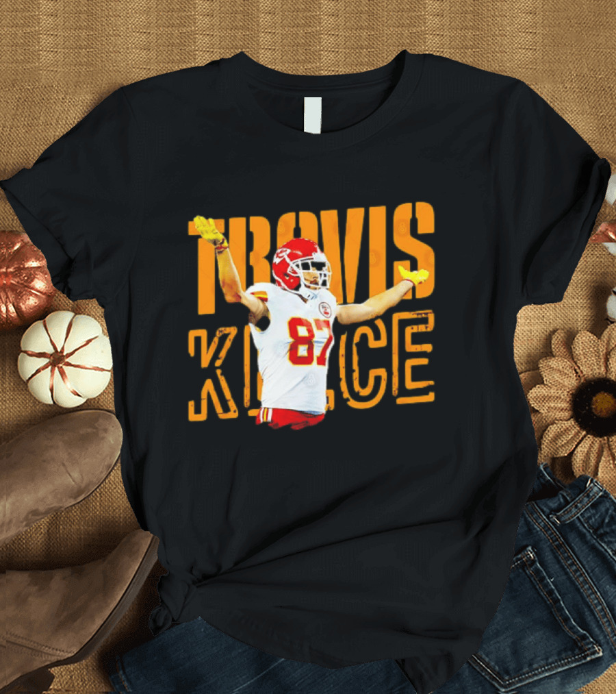Travis Kelce 87 Kansas City Chiefs Football T-Shirt