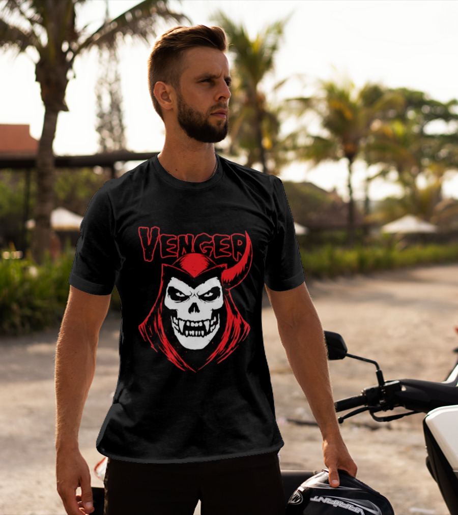 Venger Dungeons And Dragons Evil Villain Skull T-Shirt