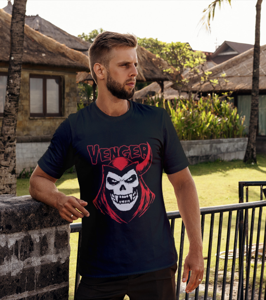 Venger Dungeons And Dragons Evil Villain Skull T-Shirt