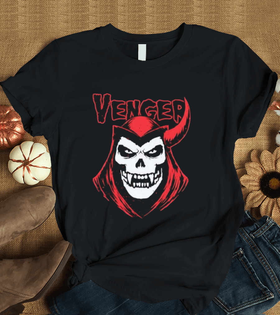 Venger Dungeons And Dragons Evil Villain Skull T-Shirt
