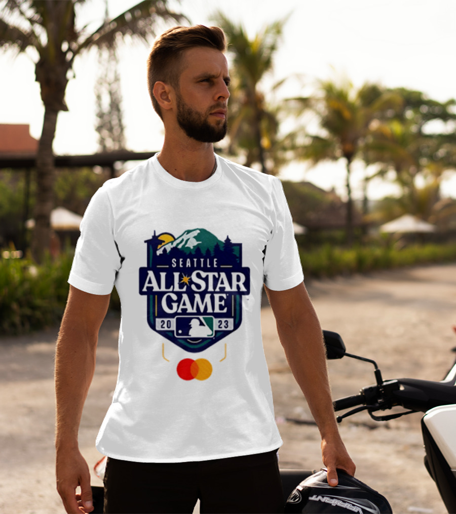 Seattle 2023 MLB All Star Game Baseball Mastercard T-Shirt