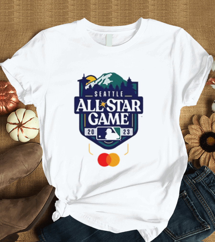 Seattle 2023 MLB All Star Game Baseball Mastercard T-Shirt