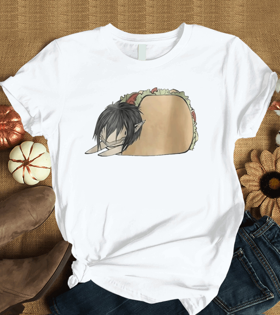 Attack On Titan A Taco On Titan Anime Mashup T-Shirt