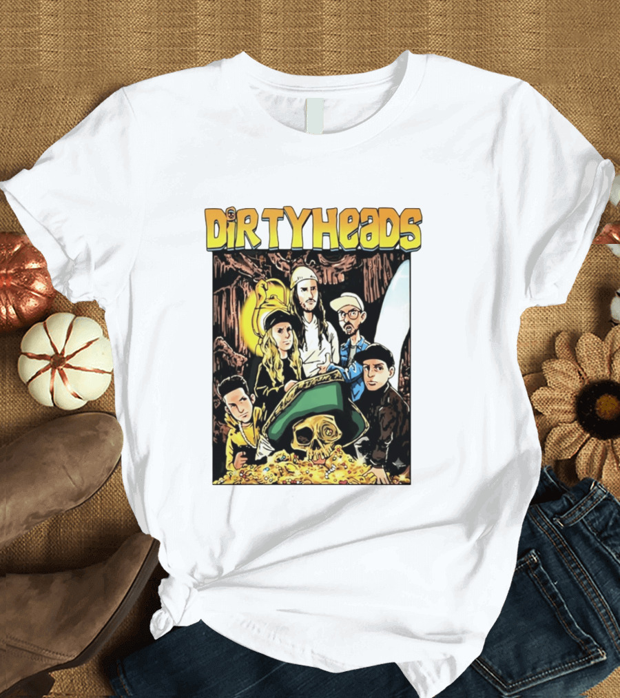 Dirty Heads Goonies Treasure Cave Adventure Tour 2024 T-Shirt