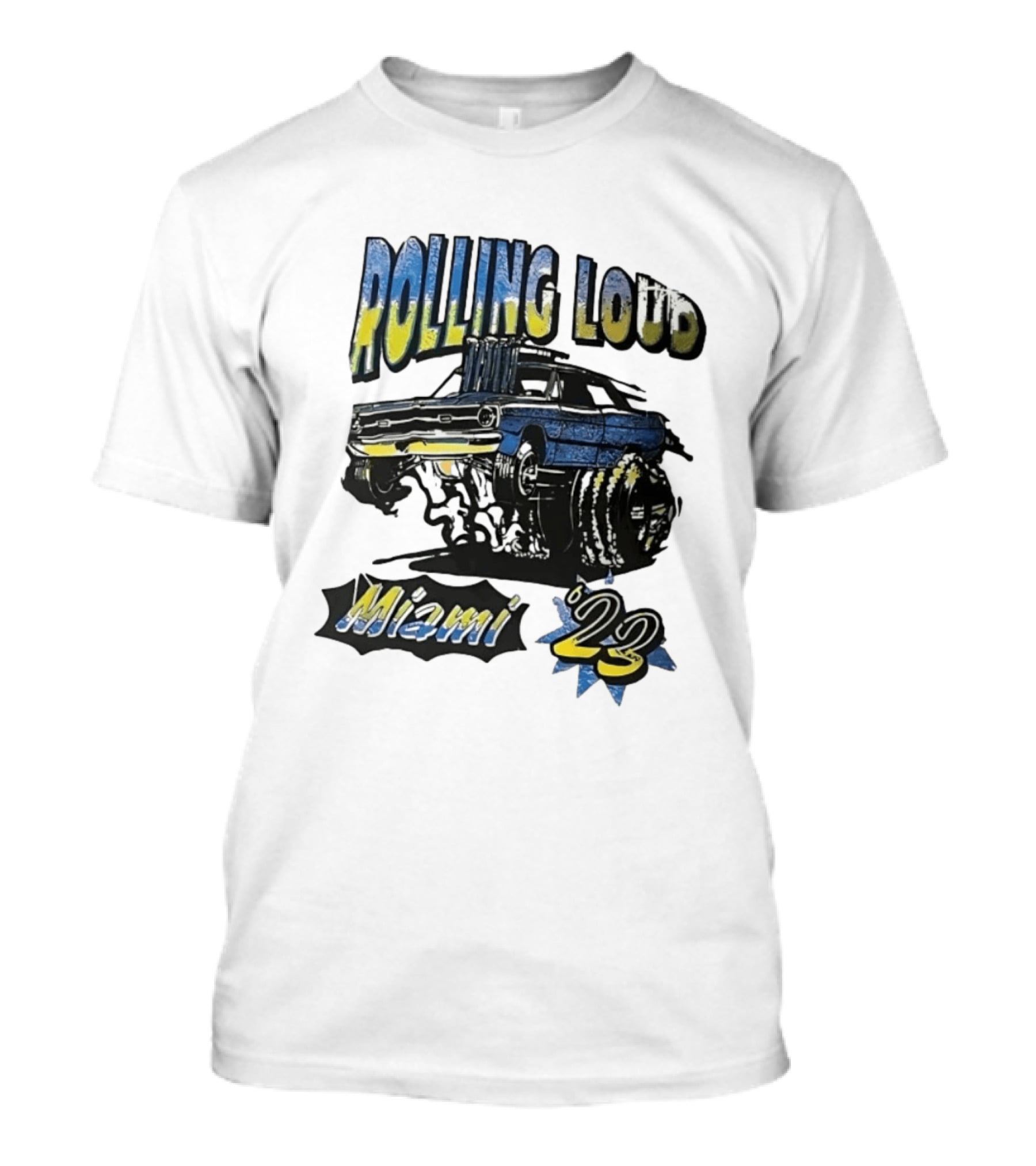 Rolling Loud Miami 2023 Hydraulics Vintage Car T-Shirt