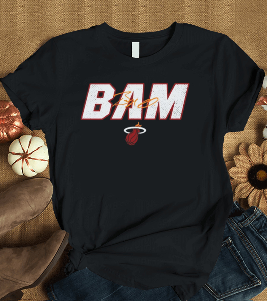Bam Adebayo Miami Heat Fan Gear T-Shirt