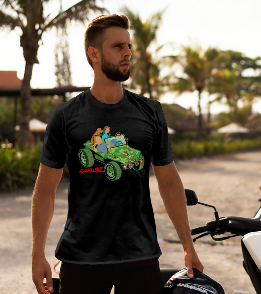 Gorhillaz Geep Bobby Hill Connie Souphanousinphone Unique Crossover Jeep Adventure T-Shirt