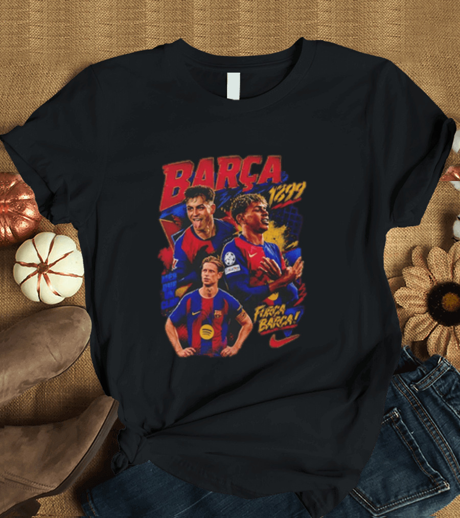 Barça 1899 Força Barça Soccer Pride Sports T-Shirt