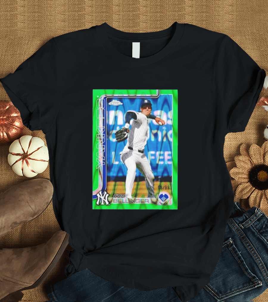 Cody Bellinger 08 99 Topps Chrome Yankees T-Shirt