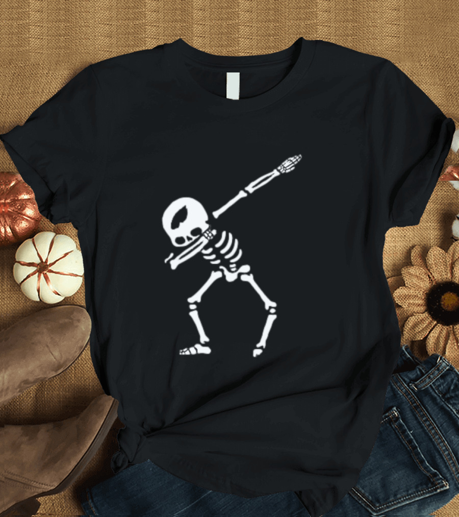 Philadelphia Eagles Dabbing Skeleton T-Shirt