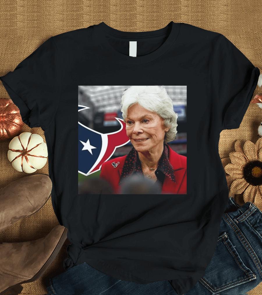 Houston Texans Co Founder Janice McNair Legacy Honored T-Shirt