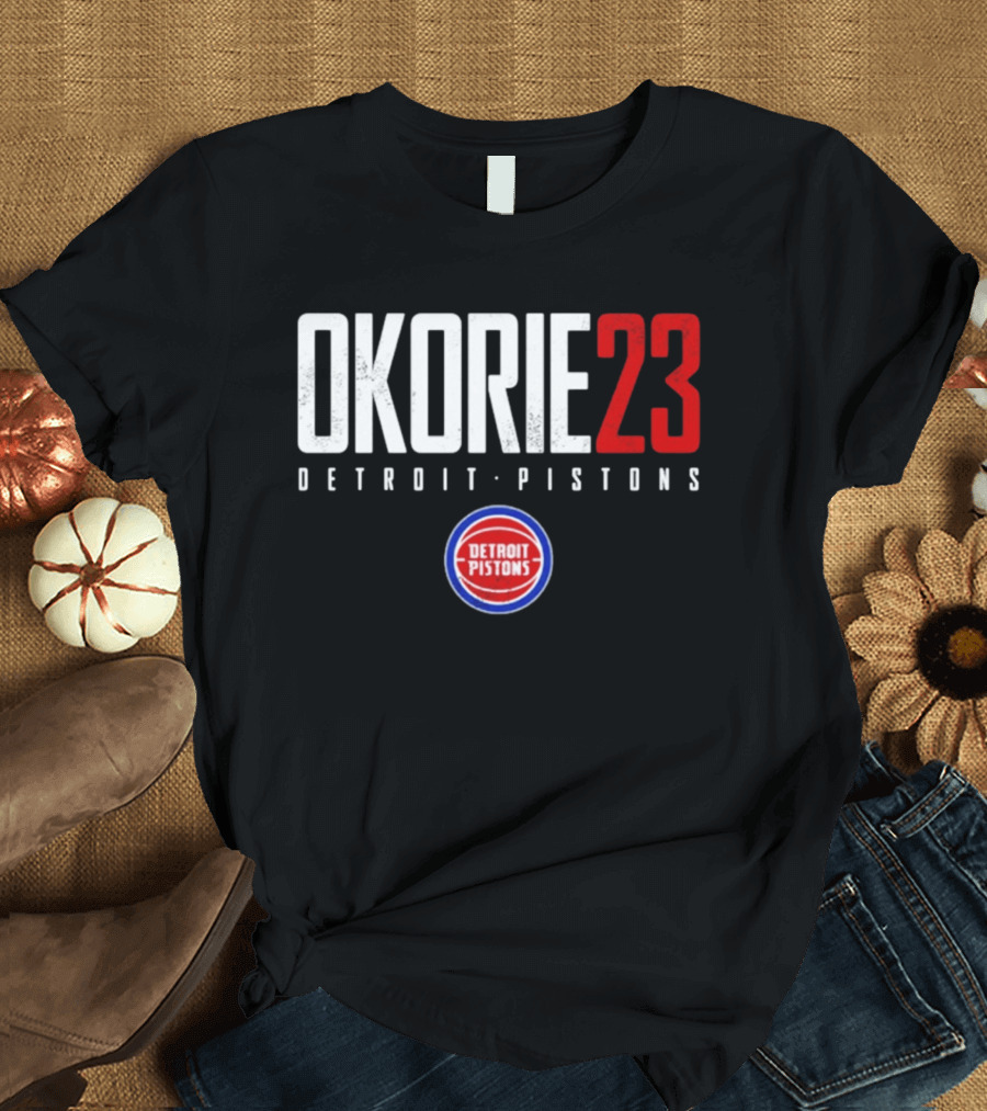 Okorie 23 Detroit Pistons T-Shirt