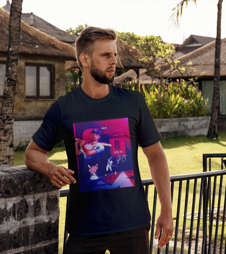 Jac Caglianone Kansas City Royals Home Run Derby 2026 8 Total HR T-Shirt