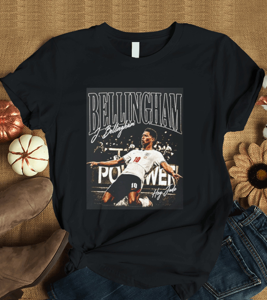 Bellingham J. Bellingham Hey Jude Football Power No. 10 T-Shirt
