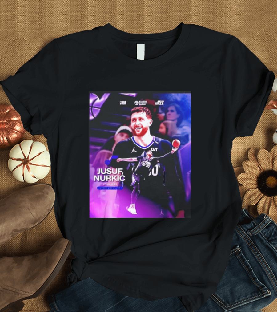 Jusuf Nurkić NBA Utah Jazz Contract 2 Years 22 Million T-Shirt