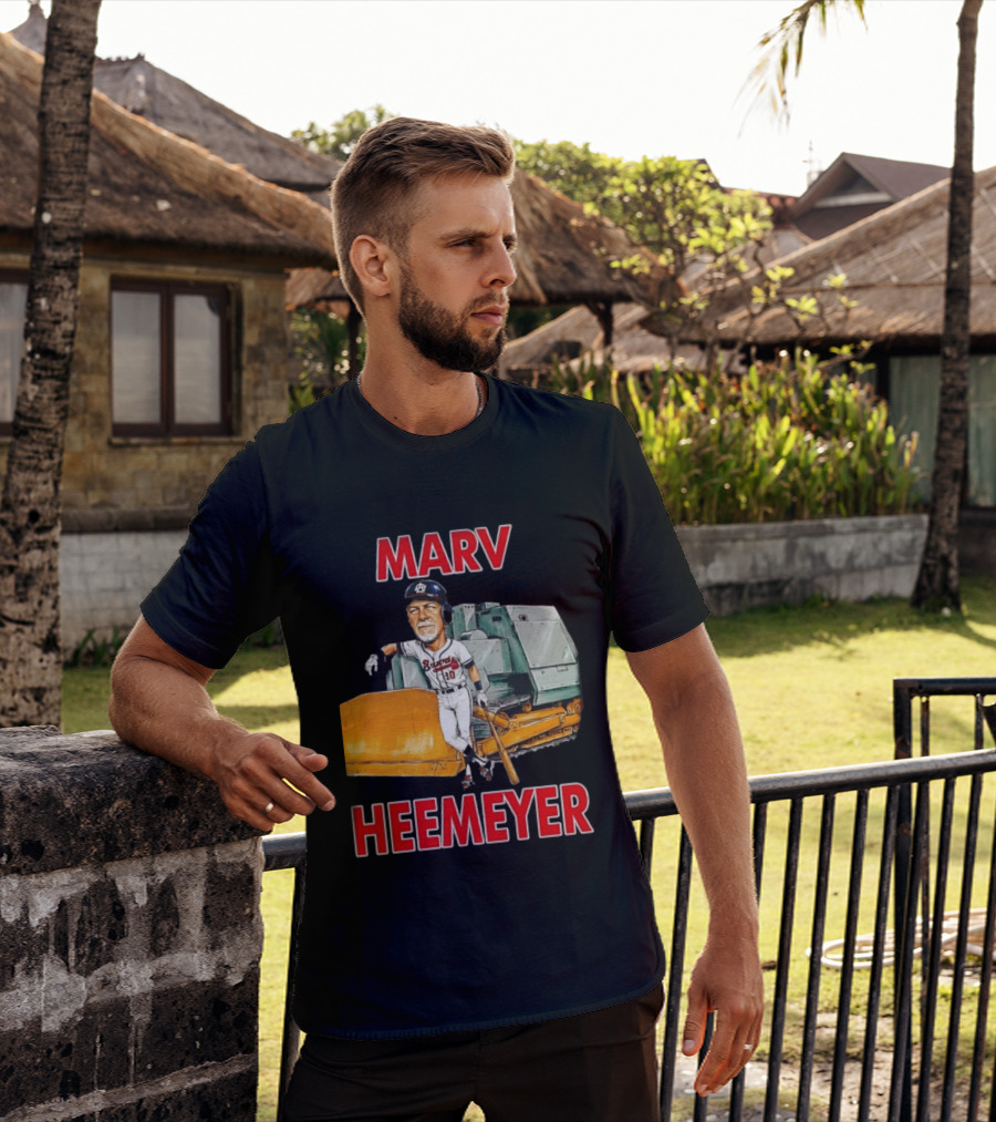 Marv Heemeyer Braves Player And Bulldozer Combo T-Shirt