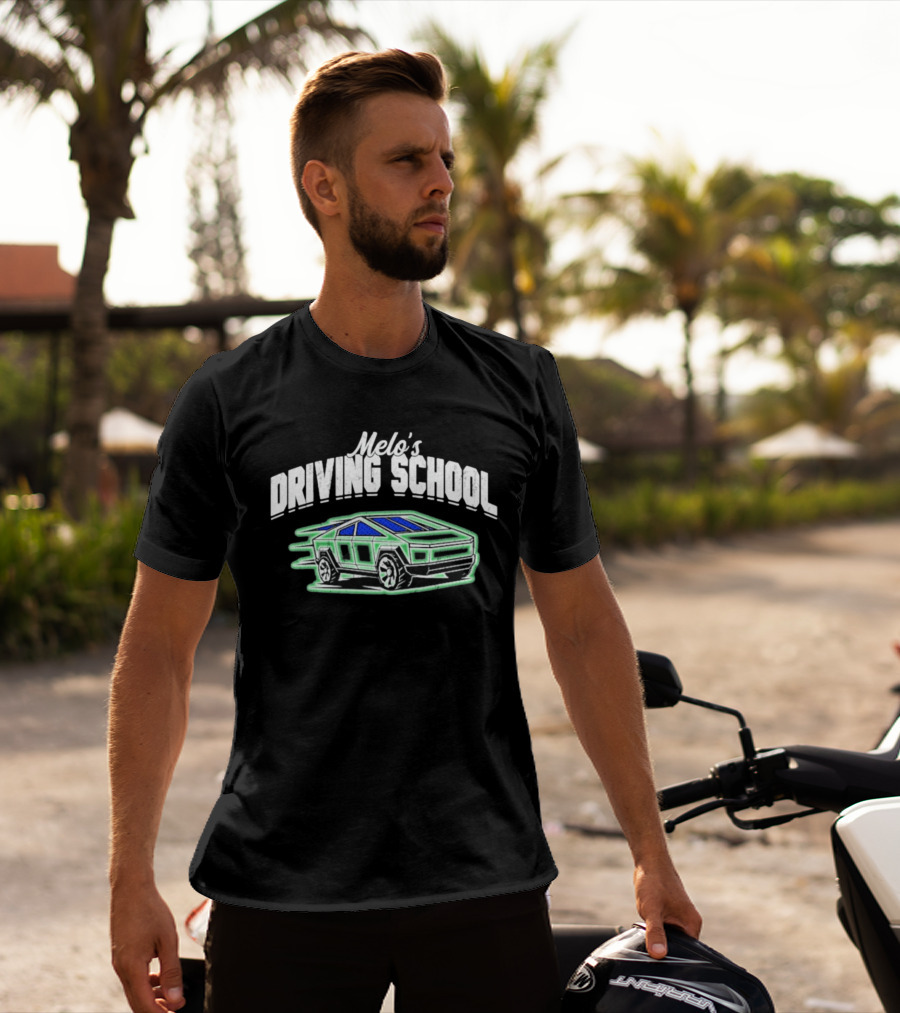 Melo's Driving School Cybertruck Concept Minnesota Timberwolves Edition T-Shirt