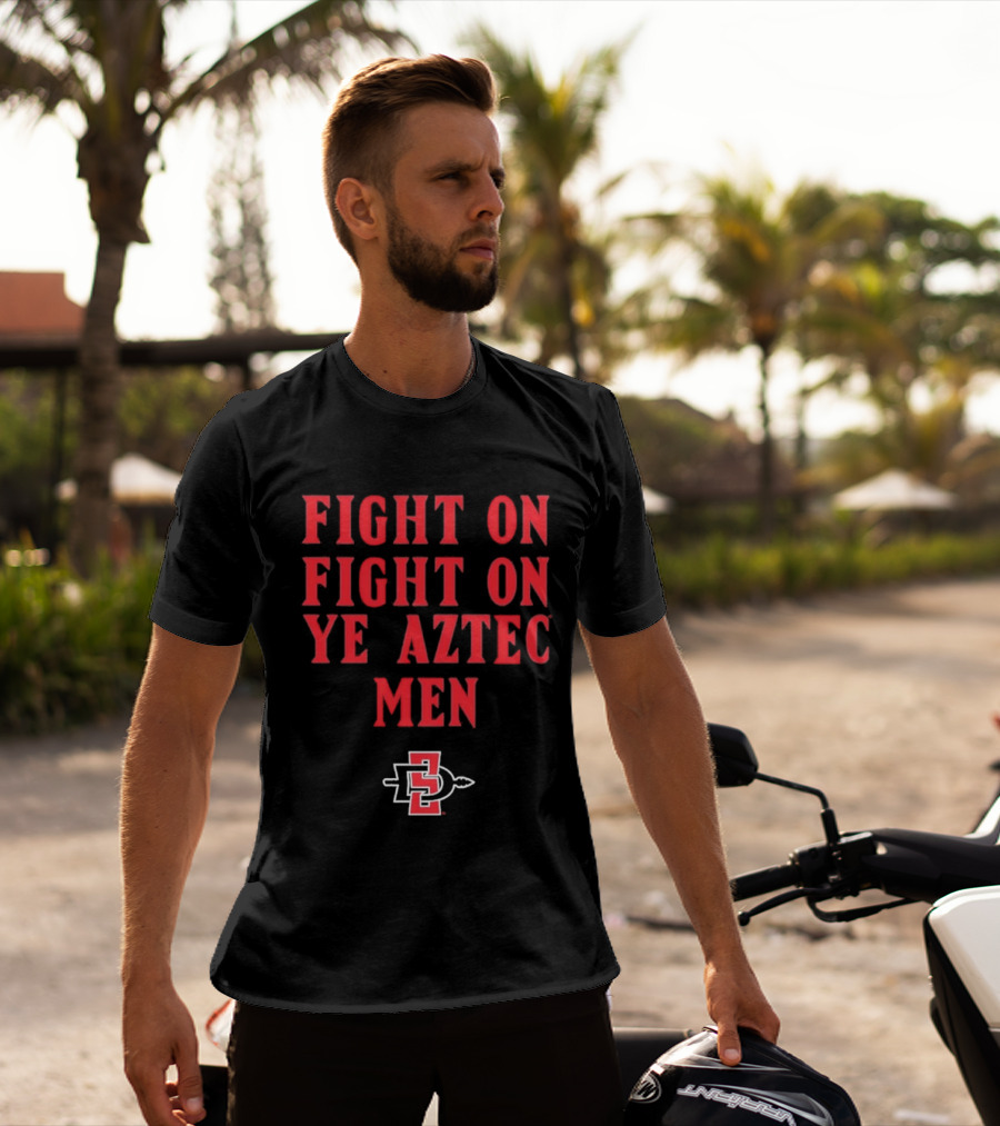 San Diego State Aztecs Fight On Ye Aztec Men SDSU T-Shirt