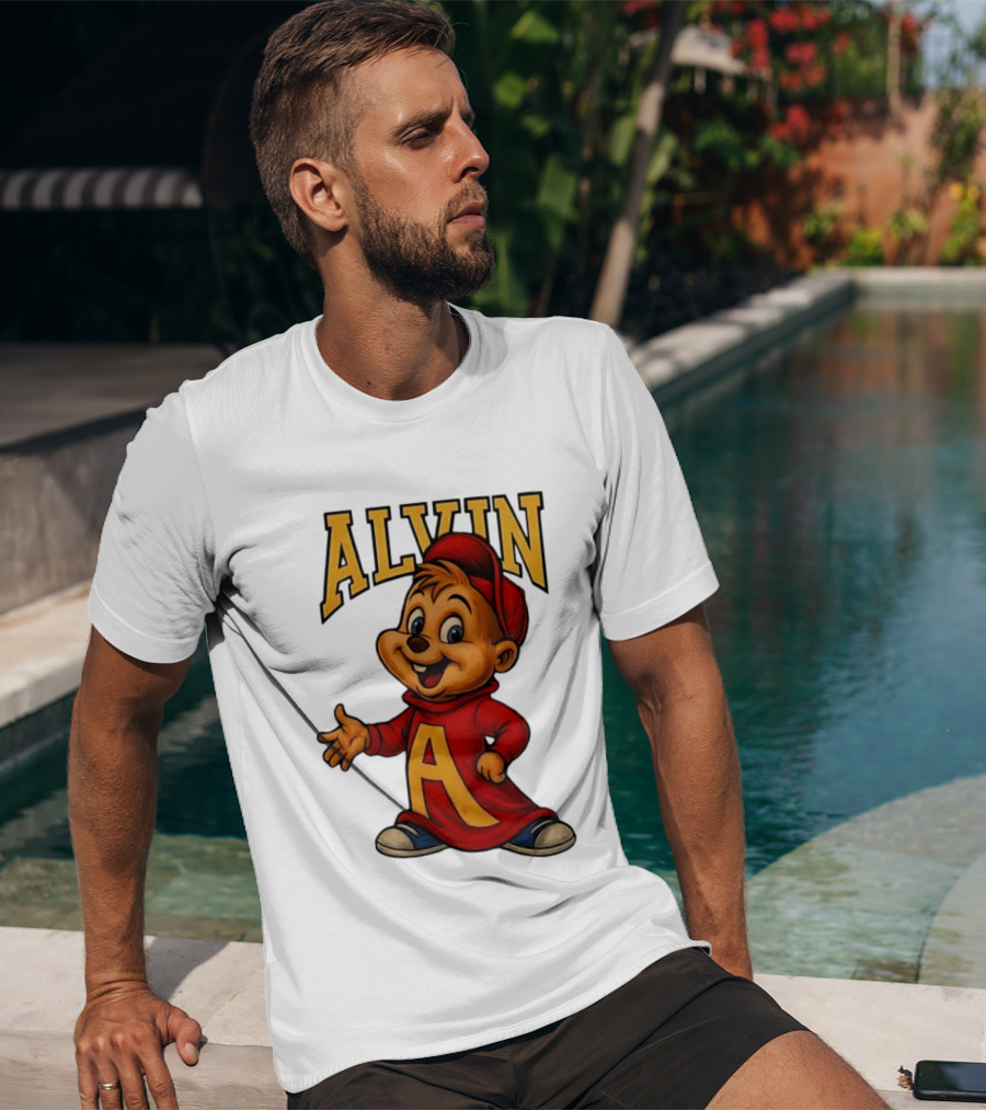 Alvin And The Chipmunks Alvin Character With Standing A T-Shirt