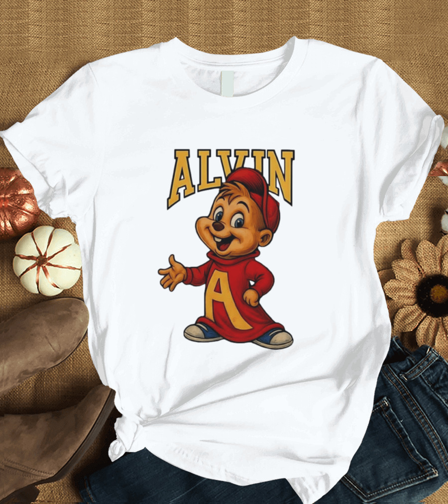 Alvin And The Chipmunks Alvin Character With Standing A T-Shirt