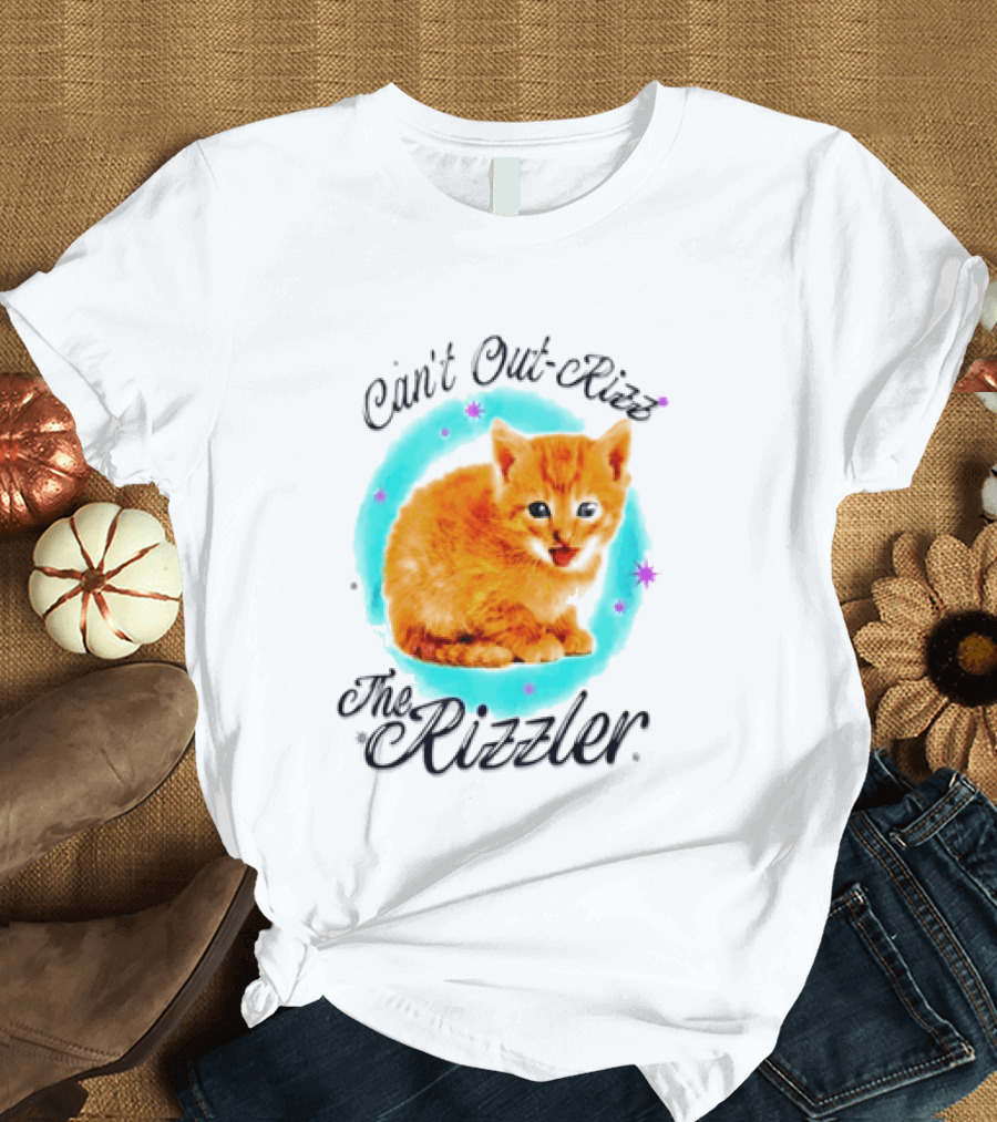 Can't Out Rizz The Rizzler Cat T-Shirt