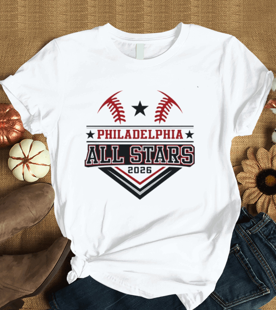 Philadelphia All Stars 2026 Baseball Star T-Shirt