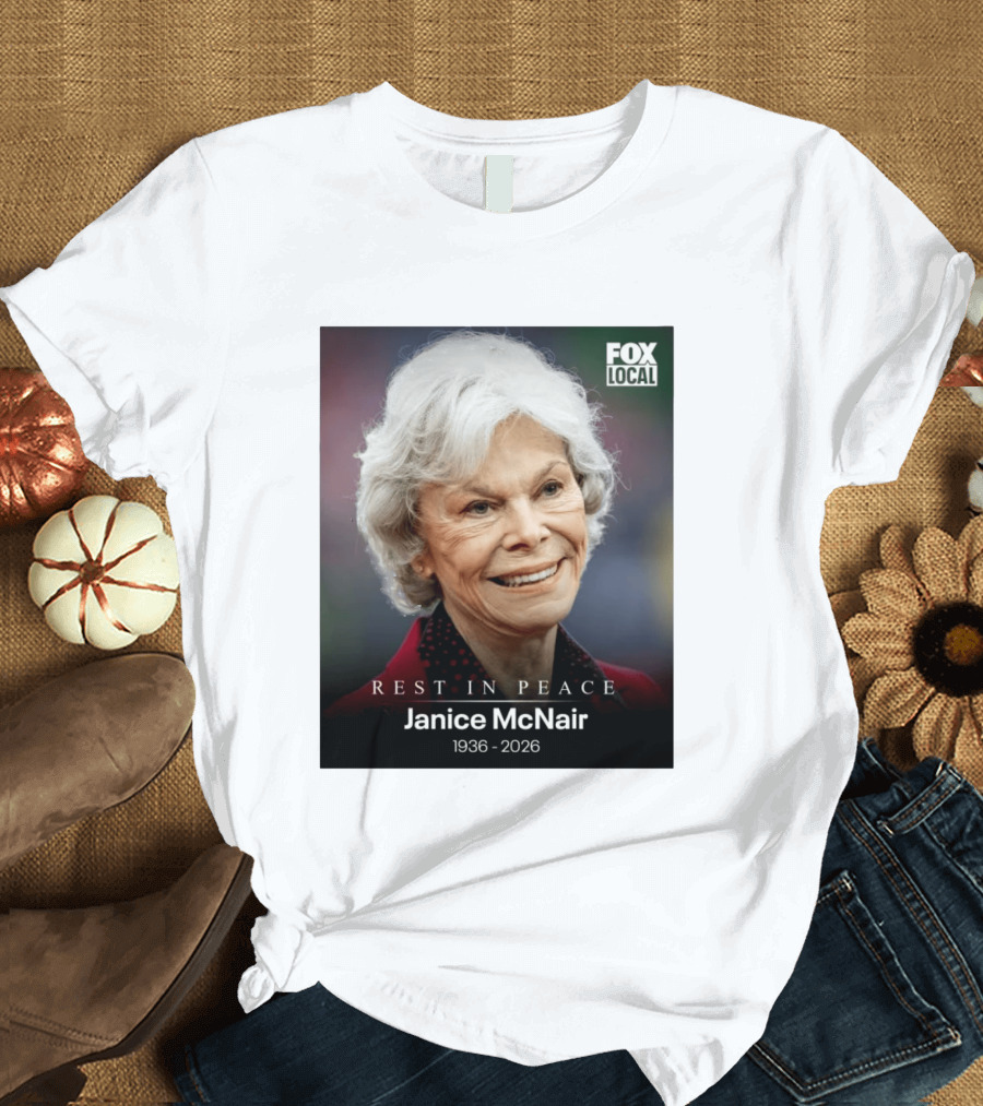 Rest In Peace Janice McNair 1936 2026 FOX Local Memorial T-Shirt