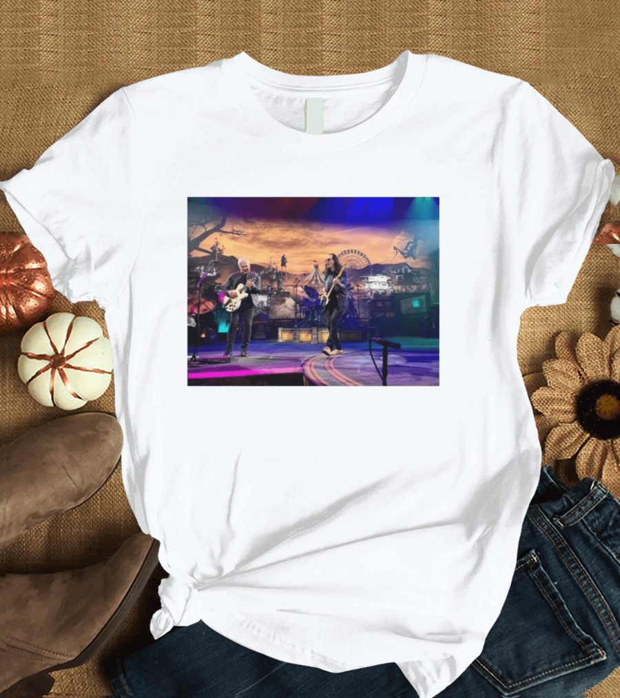 Fifty Something Rock Canada Rush Alex Lifeson Geddy Lee Thank You Texas Concert Memories T-Shirt