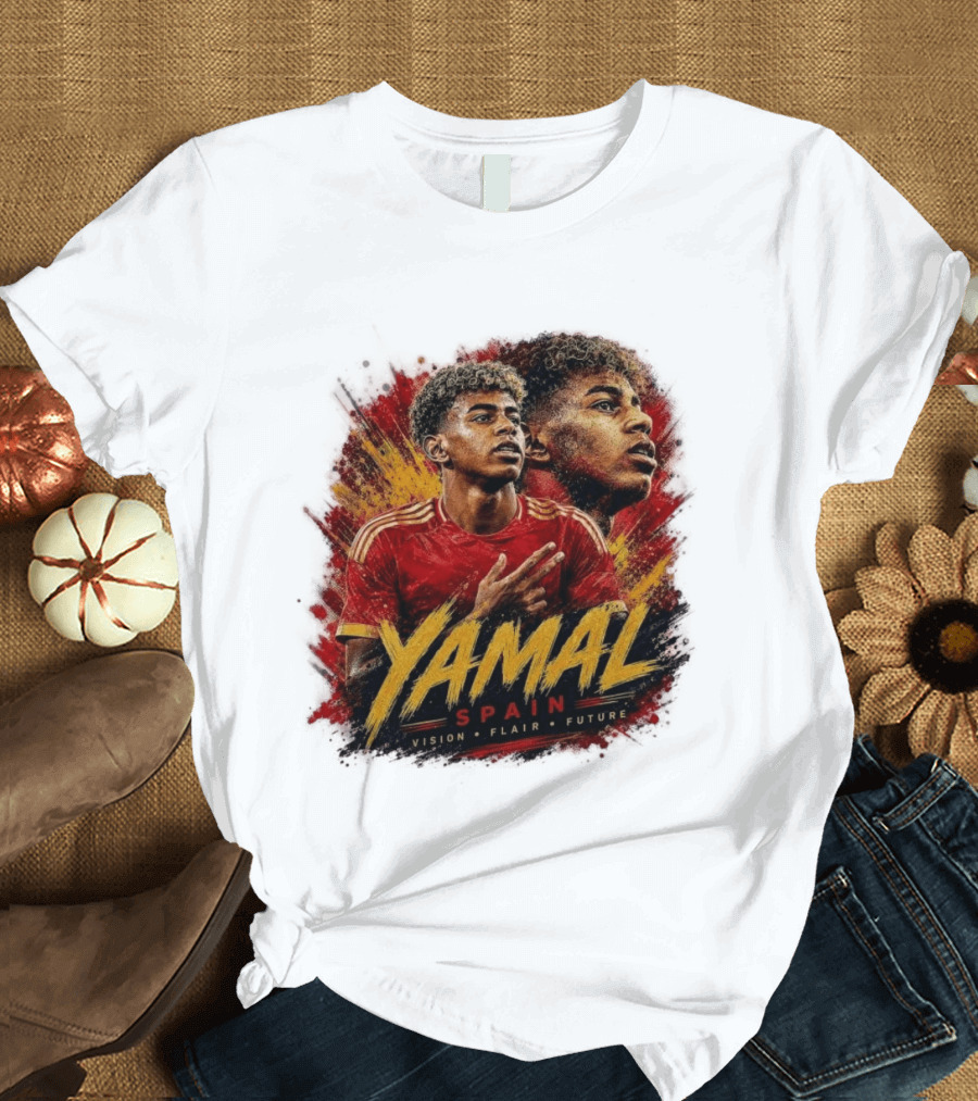 Yamal Spain Vision Flair Future Football T-Shirt
