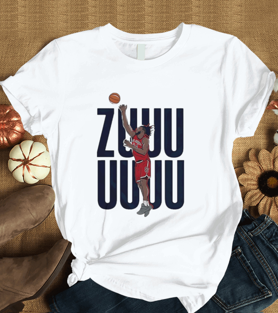 St John's Red Storm Zuby Ejiofor Basketball Caricature T-Shirt