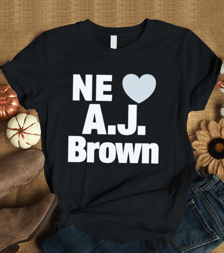 Philadelphia Eagles NE Heart A.J. Brown T-Shirt